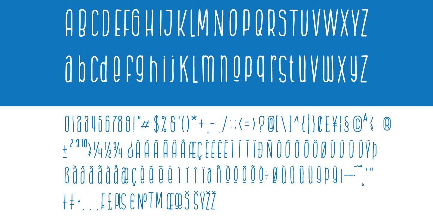 The Bounde Regular Font preview
